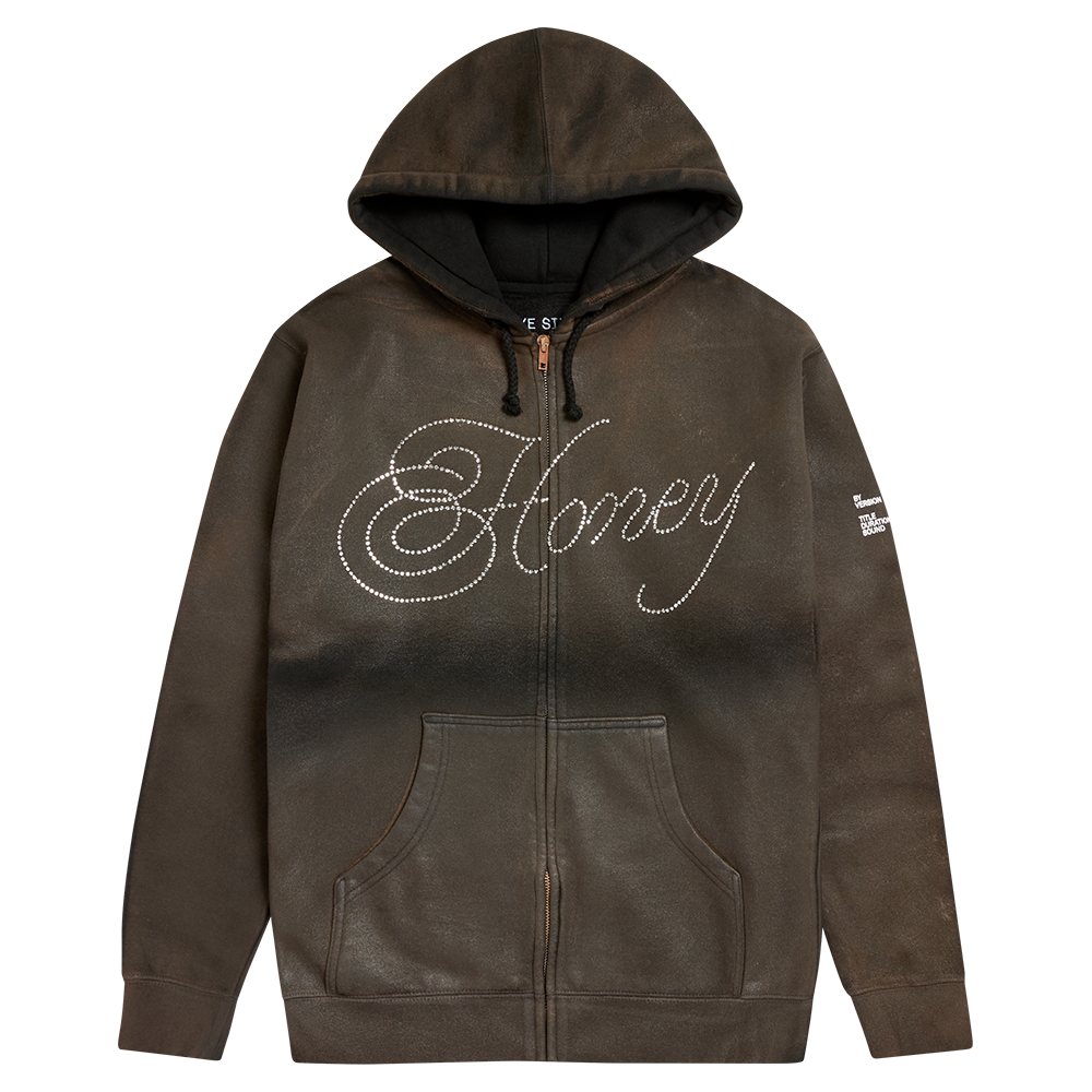 Honey Zip Up Hoodie