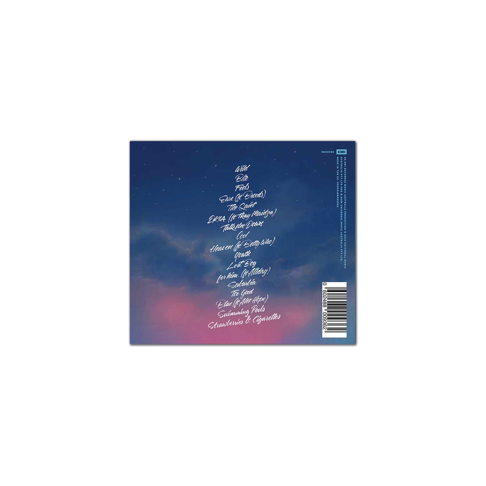 Blue Neighbourhood 'Ten Years On' - CD Back