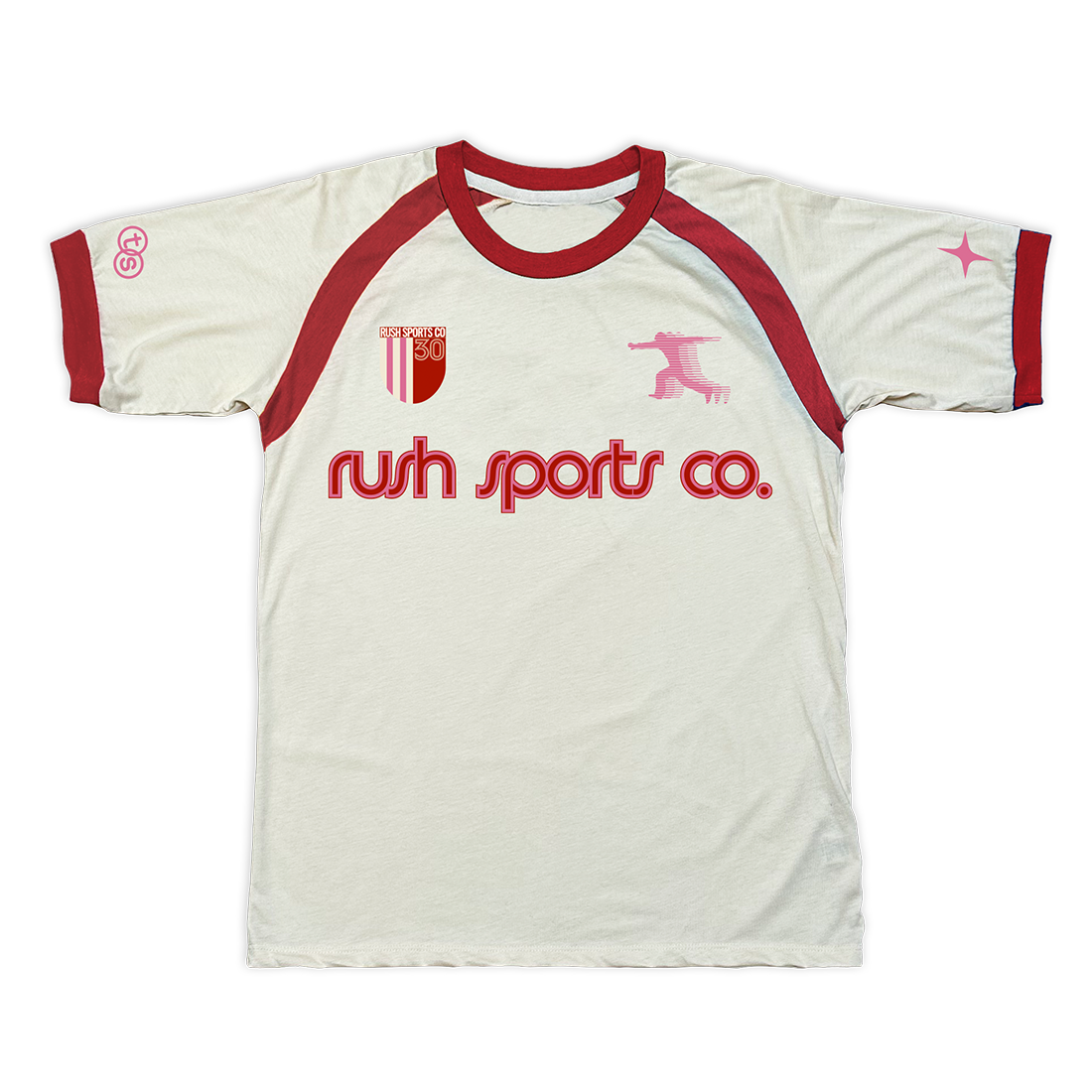 RUSH SPORTS CO 30 WHITE TEE