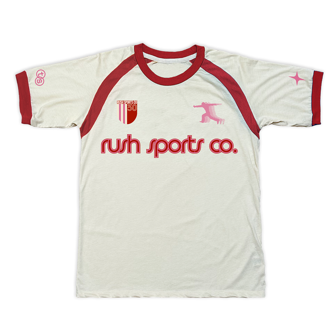 RUSH SPORTS CO 30 WHITE TEE