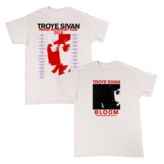 TOUR TEE - WHITE-Troye Sivan